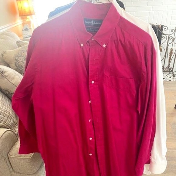 Ralph Lauren Other - Ralph Lauren 	Mens Magenta button down long sleeve dress shirt
